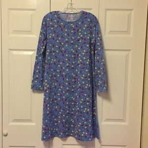 Girls LL Bean Christmas Nightshirt
